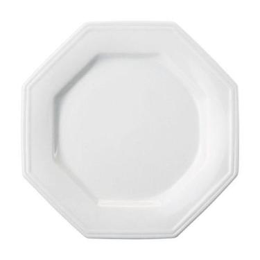 Imagem de Prato Raso 28cm Linha Prisma Branco Porcelana Schmidt, Branco, 1