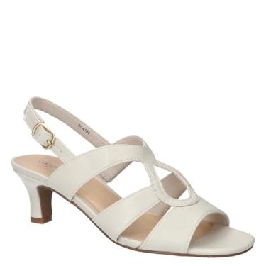 Imagem de Easy Street Sandália feminina de salto Zella, Osso, 36 BR