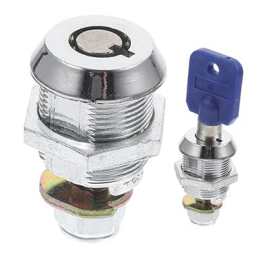 Imagem de Artibetter Par de fechaduras de máquina de fliperama com chave de aço para caixas de ferramentas, console de jogos, chave de máquina de venda automática