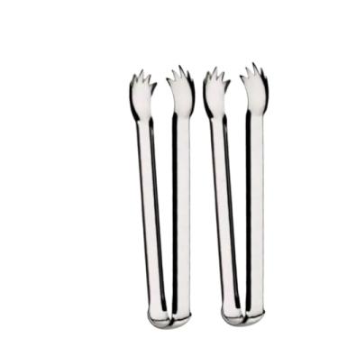 Imagem de Pegador Multiuso para Salada, Pães, Macarrão e Churrasco, Pinça Cozinha e Culinária, Inox Profissional Longo(2)