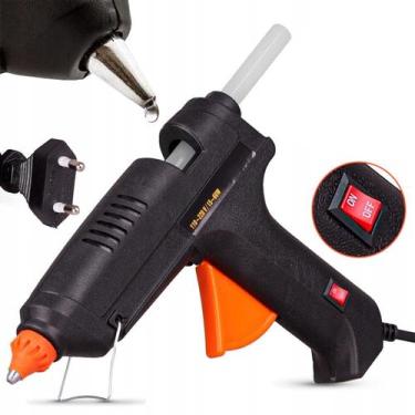 Imagem de Pistola Cola Quente Bivolt 60W Para Trabalhos Manuais - Papelaria