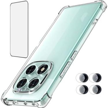 Imagem de Capa Capinha Anti Impacto Compatível com Xiaomi Redmi Note 15 Pro + Película Protetora de Tela 5D 9D + Película Proteção Câmera Lente