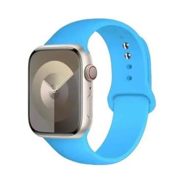 Imagem de Pulseira De Silicone Esportiva De 49mm 44mm 45mm 40mm 41 42mm 46mm Par