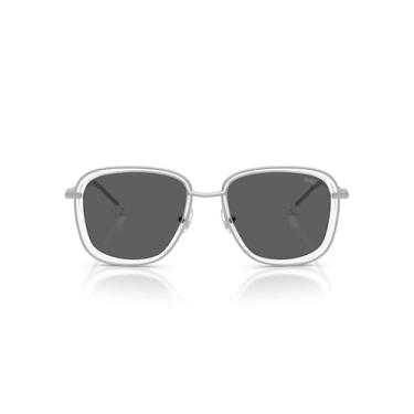 Imagem de Diesel Eyewear Óculos de sol quadrados DL1017, prata, 52 mm