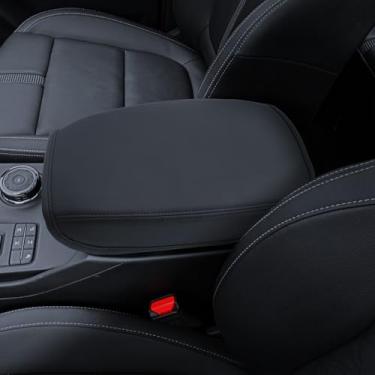 Imagem de LANTU Capa de apoio de braço para Ford Ranger 2024 2025 (XL/XLT/Lariat/Raptor) Acessórios para console central protetor de almofada de tampa do meio para descanso de cotovelo de carro