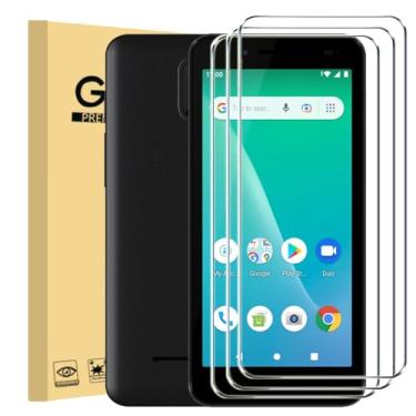 Imagem de Covthch Película protetora de tela para smartphone ANS Artia SP555D, ANS Artia SP555D Película protetora de tela de vidro temperado para smartphone, dureza 9H, transparente HD, antiimpressão digital