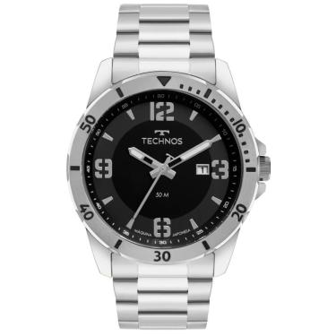 Imagem de Relógio Technos Masculino Racer Prata - 2115MYN/1P