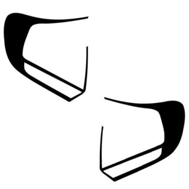 Imagem de Kit Aplique Mascara Negra Lanterna Traseira Vw Gol G6 - Jhow Adesivos