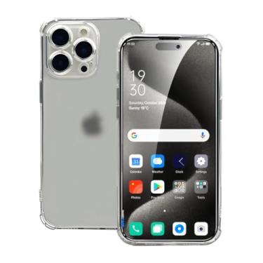 Imagem de Capa Capinha Case Anti Schok Slim Transparente Para iPhone (iPhone 15 Pro Max)