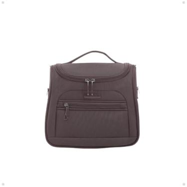 Imagem de Frasqueira Bolsa Organizadora Mão Mala Viagem Necessaire (Café)