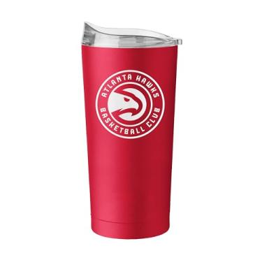 Imagem de FANMATS Copo de aço inoxidável NBA Atlanta Hawks de 590 ml – Acabamento em pó durável – Serve na maioria dos porta-copos, oficialmente licenciado pela NBA – Mantém bebidas quentes e frias
