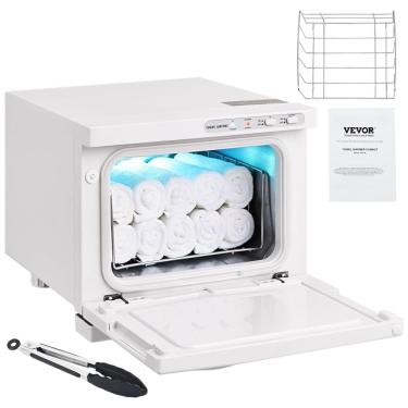 Imagem de Aquecedor de Toalhas 2 em 1 com 8 L de Capacidade, até 16 Toalhas de Rosto, 110V, Vevor, Branco