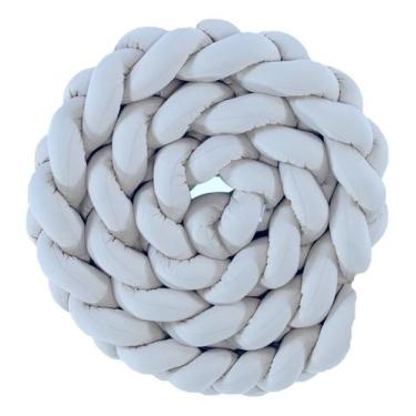 Imagem de Trança Lateral Protetora De Berço Americano 4 Metros - Carinha de Anjo