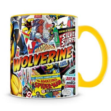 Imagem de Caneca Personalizada Wolverine Quadrinhos 325ml - Cerâmica de Alta Qua