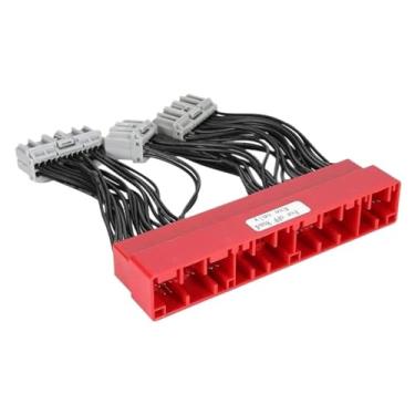 Imagem de QCBQBI [Substituição] para arreio de conversão OBD ECU, para Honda para Civic para Acura OBD2A para OBD1 chicote para fiação de conversão de jumper ECU