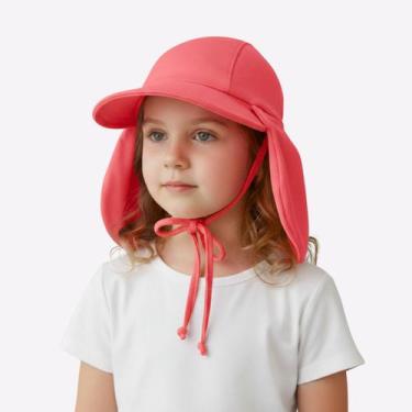 Imagem de Chapéu Boné Bebê Infantil Proteção Solar Com Aba E Cordinha - Fofotinh