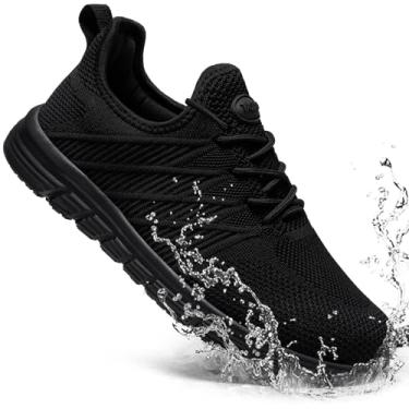 Imagem de Taquco Sapatos De Trabalho Antiderrapantes Para Mulheres, Tênis Antiderrapantes, Resistentes À Água, Para Serviço De Alimentação, À Prova D'Água, Sapatos Antideslizantes Para Mulheres (Preto, 7,5)