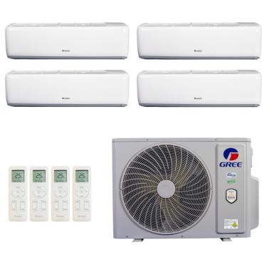 Imagem de Ar-Condicionado Multi Split Inverter R-32 Gree 36.000 (4x Evap HW 12.000) Quente/Frio 220V