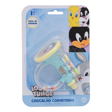 Imagem de Chocalho - Para Bebe Cornetinha Looney Tunes OFFICIAL BRAND COMPA