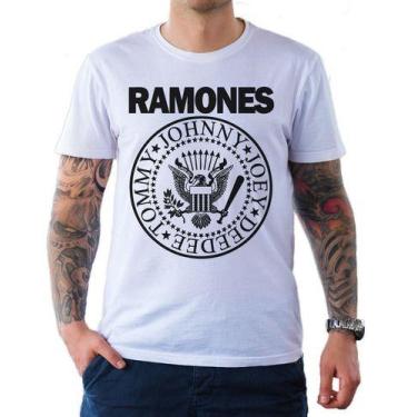 Imagem de Camiseta Ramones Camisa Banda Punk Rock Clássico Anos 70 - King of Gee