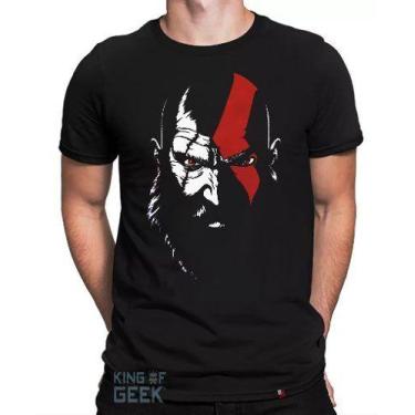 Imagem de Camiseta Kratos God Of War Camisa Gamer Nerd Jogo Blusa Geek - King of