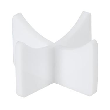 Imagem de Suporte de exibição de bola de 5 cm, suporte de exibição de bola de acrílico multifuncional para tênis de beisebol de softball, branco