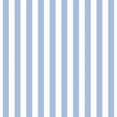 Imagem de Tecido Tricoline Listrado Azul (8 mm) - Peripan - 50 x 150 cm - Ideal 