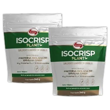Imagem de Kit 2X: Isocrisp Vegan Proteína de Ervilha em Crispies Crocantes Vitafor 240g