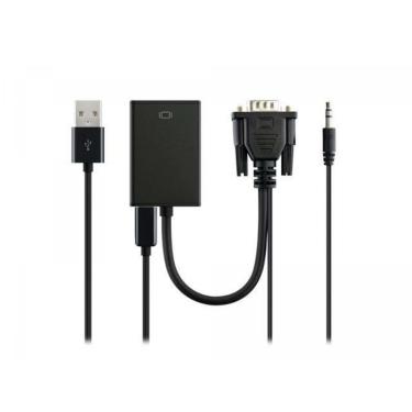 Imagem de Conversor Vga Para Hdmi Com Alimentação Usb.