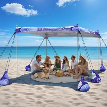Imagem de Abrigo solar portátil Raynesys Beach Tent Canopy 3x3m UPF50+