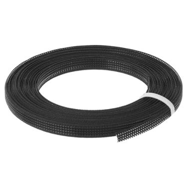 Imagem de Desossamento para costura, 1 peça 5 jardas 6 mm - Espartilho de poliéster costurado de baixa densidade para vestido de noiva, vestido de noiva (preto)