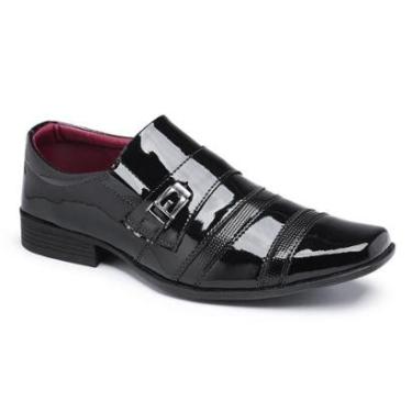 Imagem de Sapato Masculino Social Esporte Fino Verniz Casual Elegante Moderno-Masculino