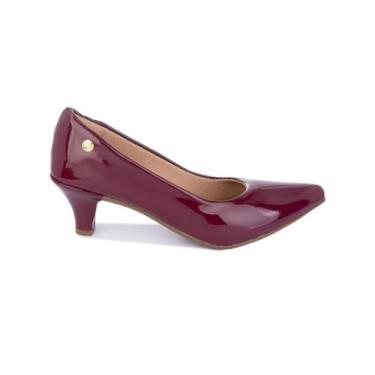 Imagem de Scarpin Feminino Sapato Social Salto Fino Baixo Bico Fino Confortável 