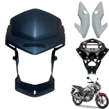 Imagem de Kit Carenagem Frontal Cg Titan Modelo 150 2014 2015 Máscara Par de Ban