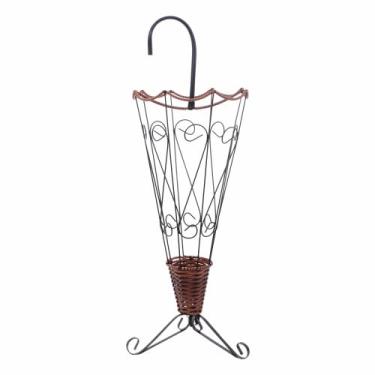 Imagem de Porta Guarda-chuva De Chão - Moderno Com Fibra Sintética (Tijolo)