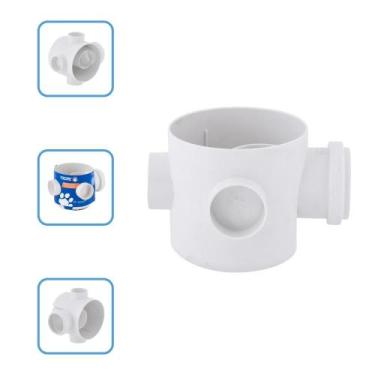 Imagem de Corpo de caixa sifonada 100x100x50mm n03 branca pvc tigre
