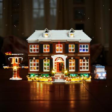 Imagem de Hilighting Kit de luz LED atualizado para Lego Ideas Home Alone Building Set, compatível com Lego 21330, ideia de presente para Millennials (modelo não incluído)