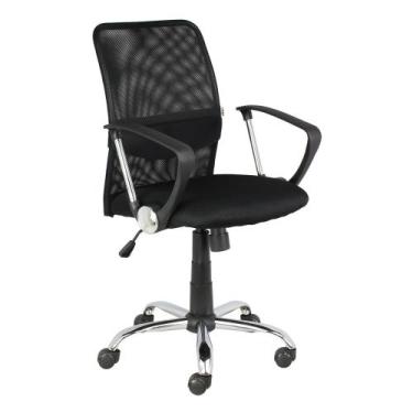 Imagem de Cadeira Escritorio MGM Flex Bilbao Diretor Preta Reclinavel, Único