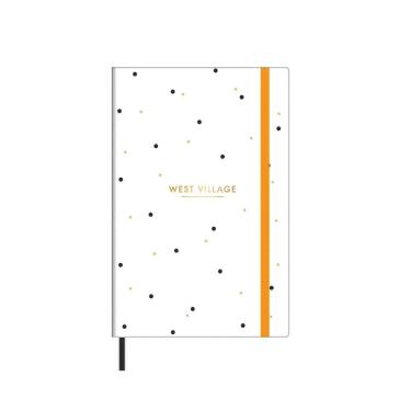 Imagem de Caderno Costurado Capa Dura Sem Pauta 80 Folhas 128x208mm Fitto G West Village Tilibra Estampa 2