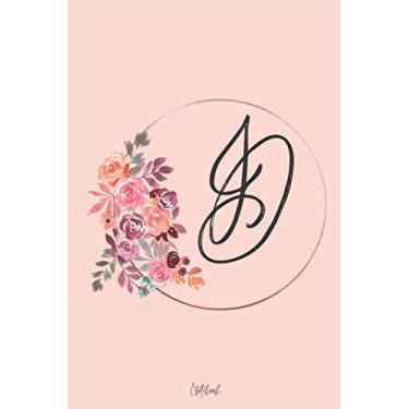 Imagem de Floral Alphabet First Name Initial Monogram Letter D Notebook Journal Diary 6x9 inches - 15,2x22,8 cm 120 lined pages/Quaderno Con Lettera D Nome ... E Tempo Libero 120 Pagine A Righe (Notebooks)