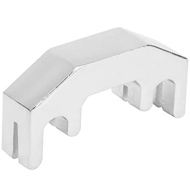 Imagem de Naroote Silenciador de Violino Instrumento Auxiliar de Corda de Liga de Alumínio Ultra Mudo para Violino 1/2 3/4 4/, Mudo de Prática Portátil Cromado Resistente à Corrosão para Iniciantes (Prata)