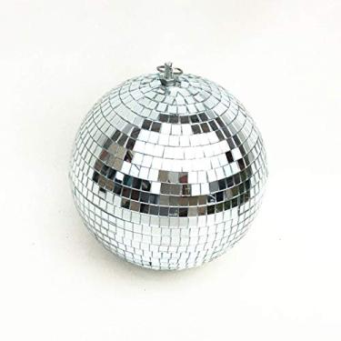 Imagem de GOWENIC Ornamentos Decorativos de Bolas de Espelho para Festa de Dança de Mini Discoteca Com Cordão Pendurado para Cobertura de Bolo de Aniversário ou Festa Temática, Luzes Refletidas para