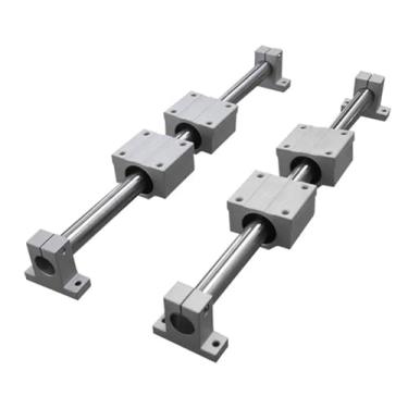 Imagem de Eixo linear de 12 mm, 16 mm, 20 mm, WC12, WC16, WC20, 100 mm-1500 mm, qualquer comprimento, trilho linear cromado, haste redonda para impressora 3D (kit de 16 mm 1.750 mm)