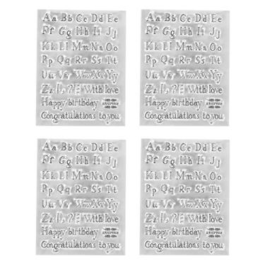 Imagem de Selos transparentes Selos decorativos para fazer cartões Selos transparentes para scrapbooking DIY Álbuns de fotos Cartões de felicitações Convites Envelopes Material TPR 15,2 x