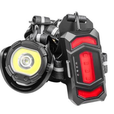 Imagem de SUNGOOYUE Luzes de Corrida para Corredores, LED de Ciclismo Vestível Recarregável por USB Com Bateria de 2600mah 4 Modos Cob 2 Modos Luz Traseira para Corrida Noturna Segurança de Ciclismo (Versão