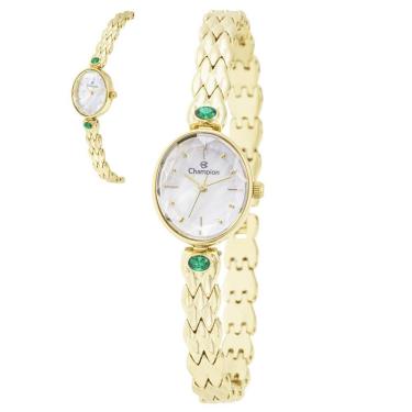 Imagem de Relógio Champion Feminino Ref: Cf25803h Oval Bracelete Dourado