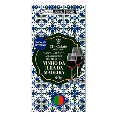 Imagem de Chocolate Meio Amargo com Recheio de Vinho da Ilha da Madeira Chocolat