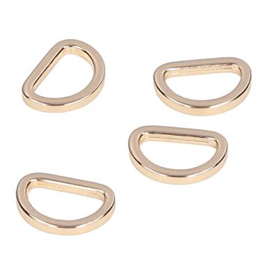 Imagem de AYNEFY Anéis D Brilhantes de 10 Peças, Fivelas de Metal Decorativas para Bolsa DIY, Acessórios de Hardware, Busca de Joias (imitação de ouro)