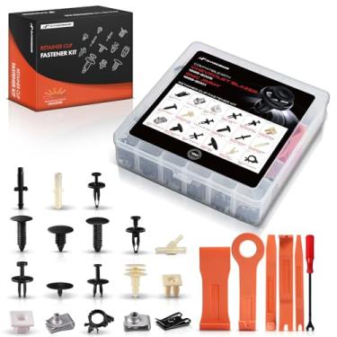 Imagem de A-Premium 180 peças (tipo 17) clipes de retentor de carro compatíveis com Chevy Blazer 1995-2005 e GMC Jimmy 1995-2001 para-choque forro de para-choque conjunto de reposição de fixador de rebite de