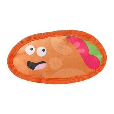 Imagem de Brinquedo para cães hambúrguer e batatas fritas, brinquedos de pelúcia para alívio da dentição, resistente a mordidas, suprimentos para animais de estimação em forma de alimentos